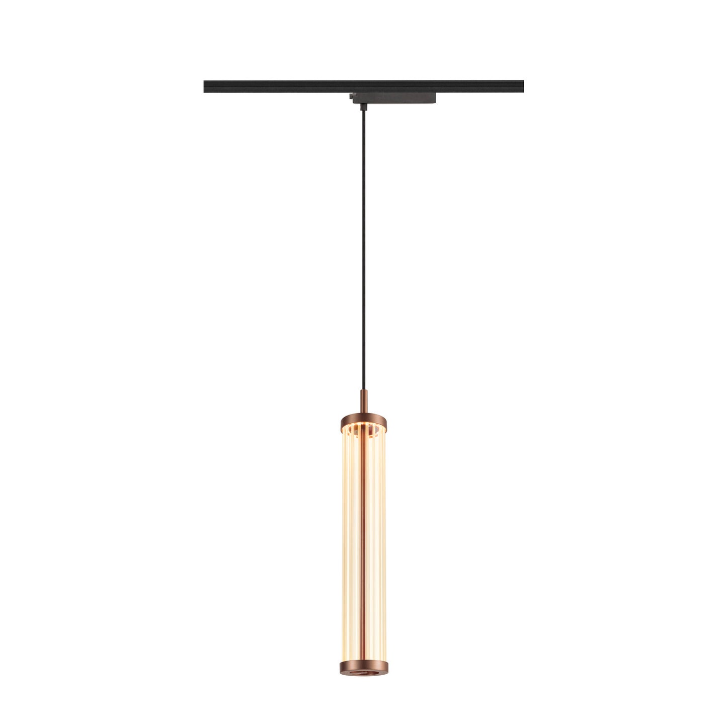 QUIMERA, 1~ Pendelleuchte, Pendellänge 150 cm, 2700 K, PHASE, dunkel kupfer