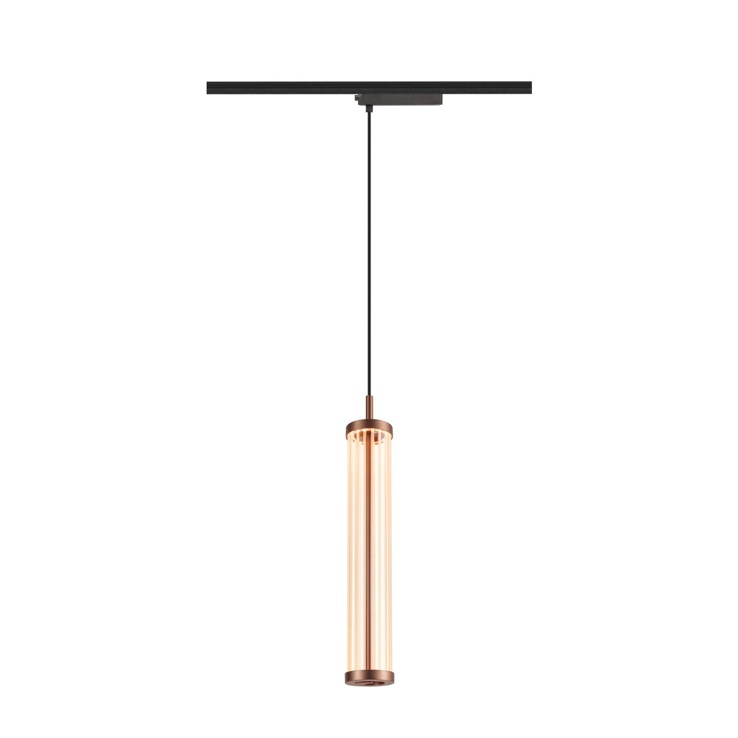 QUIMERA, 1~ Pendelleuchte, Pendellänge 150 cm, 2700 K, PHASE, dunkel kupfer