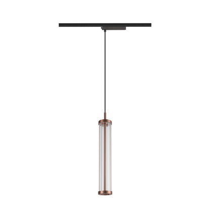 QUIMERA, 1~ Pendelleuchte, Pendellänge 150 cm, 2700 K, PHASE, dunkel kupfer