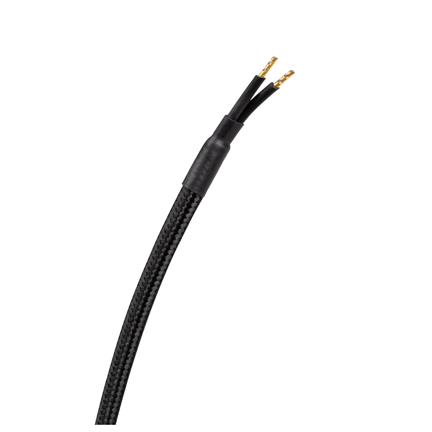 WUD, Pendelleuchte, E27, half round, offenes Kabelende, 1 x max. 60 W, schwarz