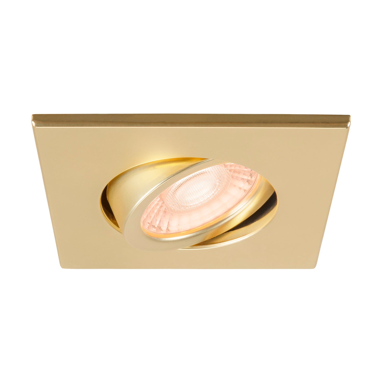 UNIVERSAL DOWNLIGHT Abdeckung, für Downlight IP20, schwenkbar, eckig, gold matt