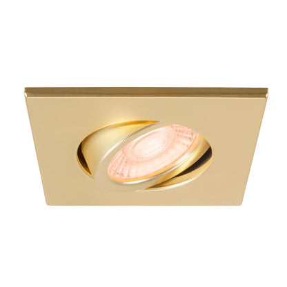 UNIVERSAL DOWNLIGHT Abdeckung, für Downlight IP20, schwenkbar, eckig, gold matt