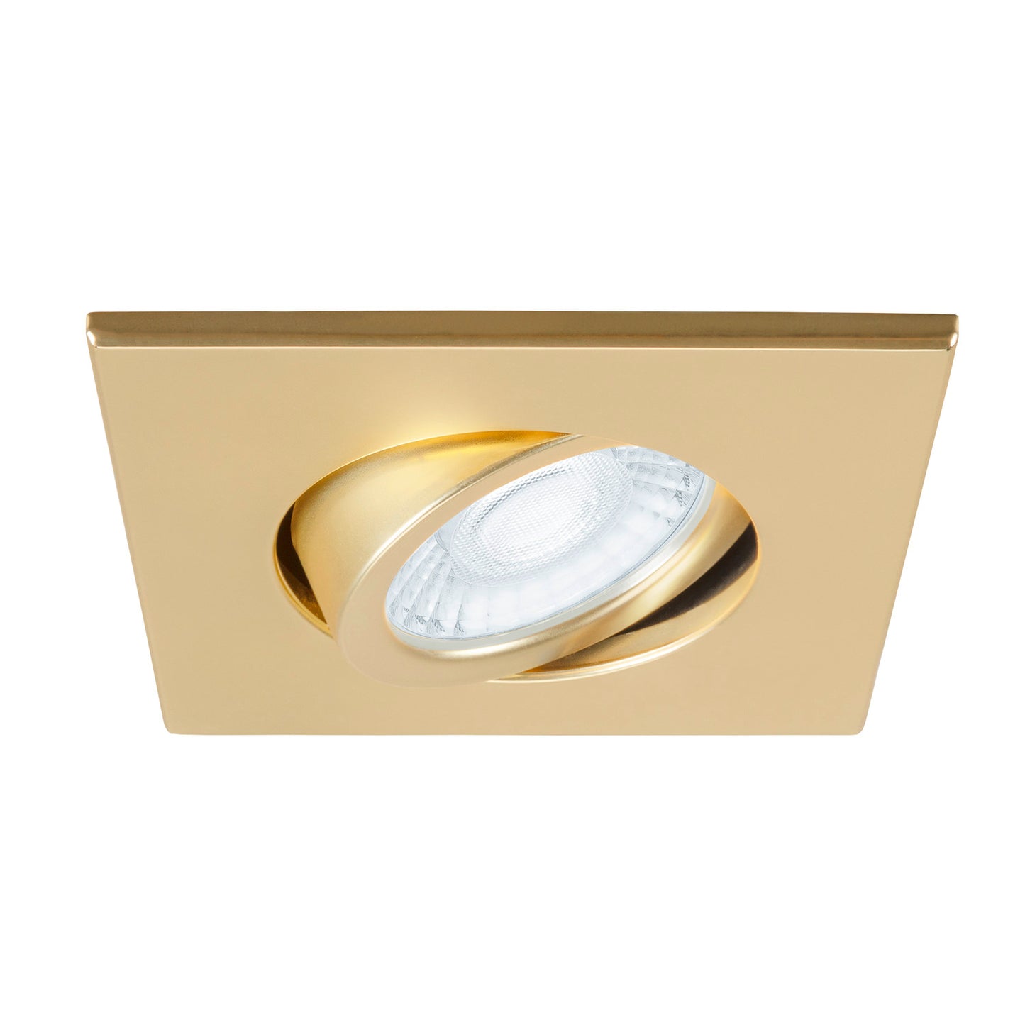 UNIVERSAL DOWNLIGHT Abdeckung, für Downlight IP20, schwenkbar, eckig, gold matt