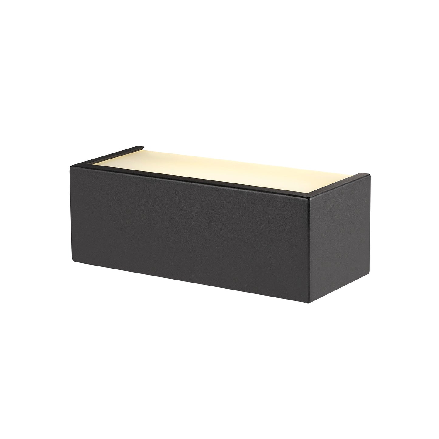 CHROMBO, Wandaufbauleuchte, quadratisch, 3000 K, 8 W, PHASE, 120°, schwarz