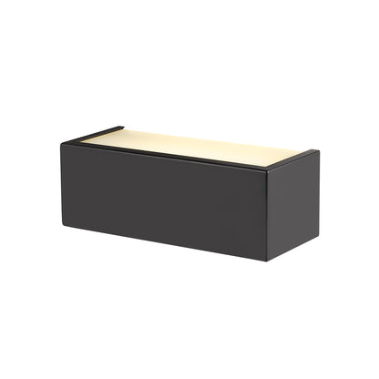 CHROMBO, Wandaufbauleuchte, quadratisch, 3000 K, 8 W, PHASE, 120°, schwarz