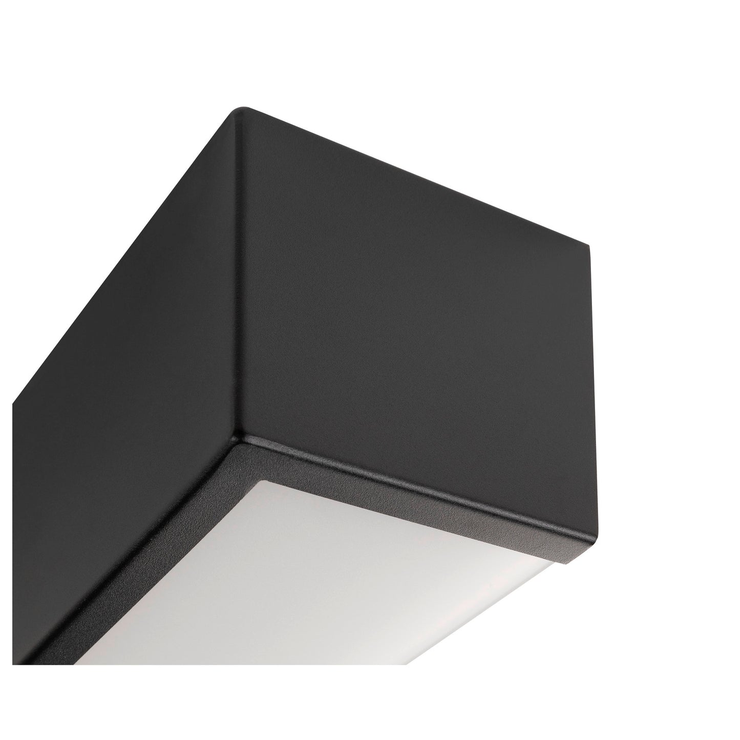 CHROMBO, Wandaufbauleuchte, quadratisch, 3000 K, 8 W, PHASE, 120°, schwarz