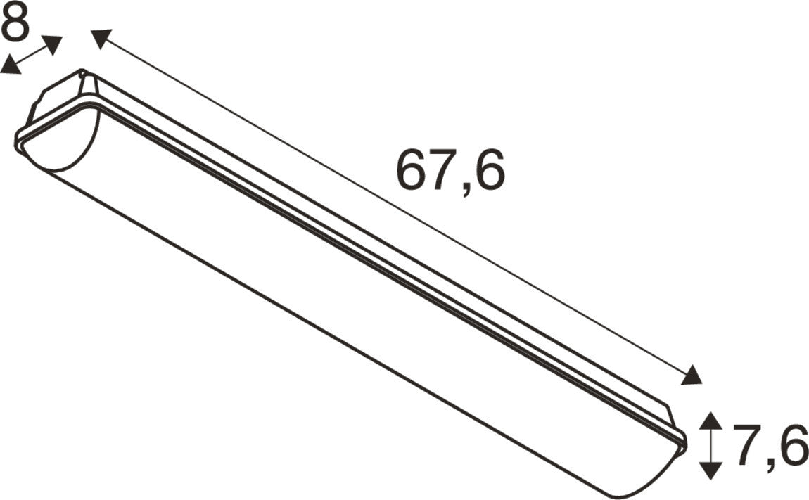 WATERPROOF V, DALI 600 18 W 840 IP66