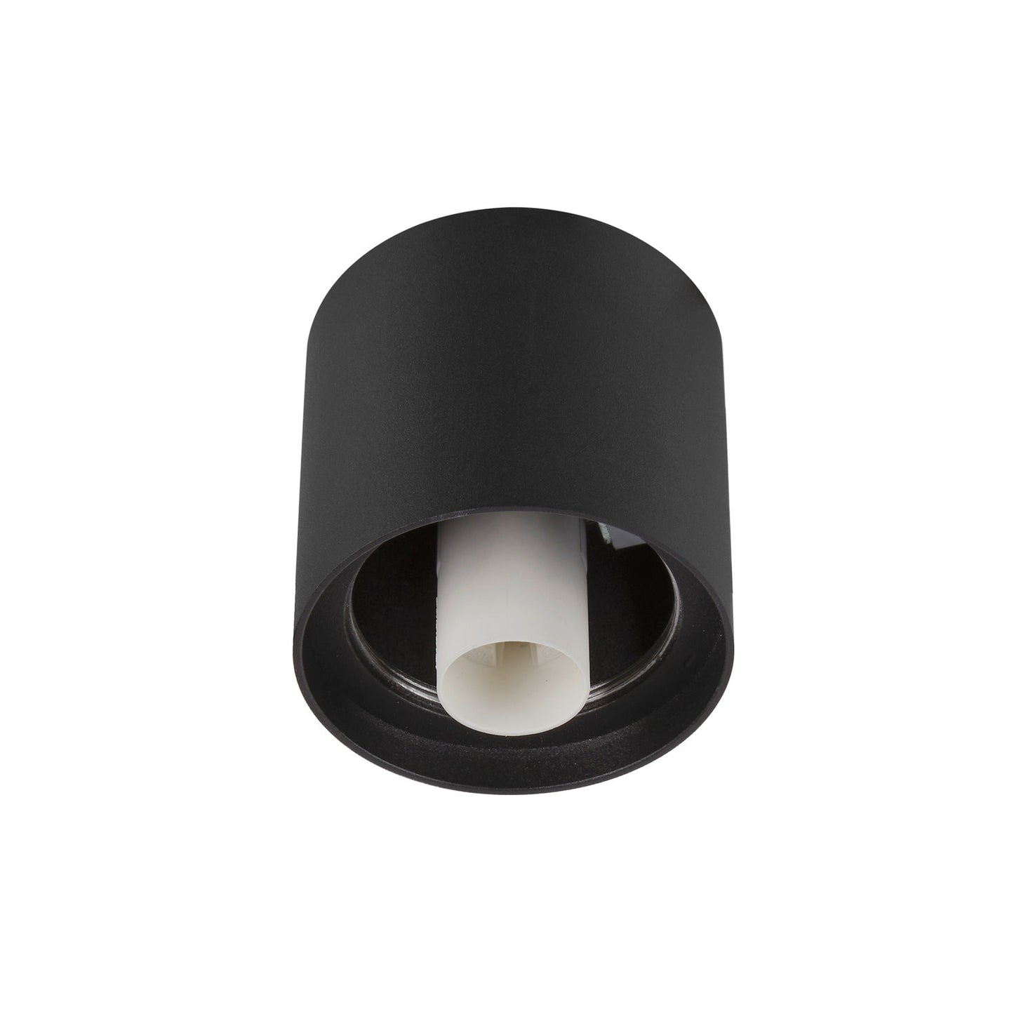 VARYT, Deckenaufbauleuchte, rund, 1x max. 6 W, E14, schwarz