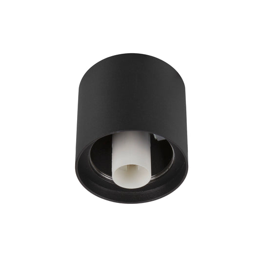 VARYT, Deckenaufbauleuchte, rund, 1x max. 6 W, E14, schwarz