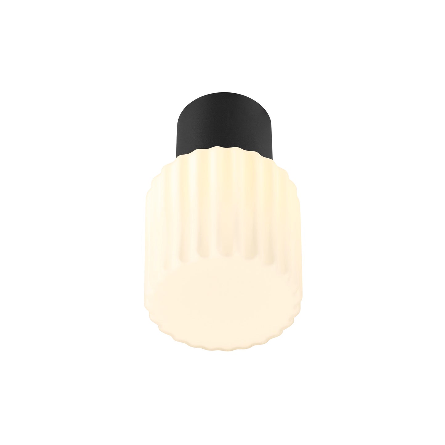 VARYT, Deckenaufbauleuchte, rund, 1x max. 6 W, E14, schwarz