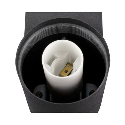 VARYT, Wandaufbauleuchte, rund, 1x max. 6 W, E14, schwarz