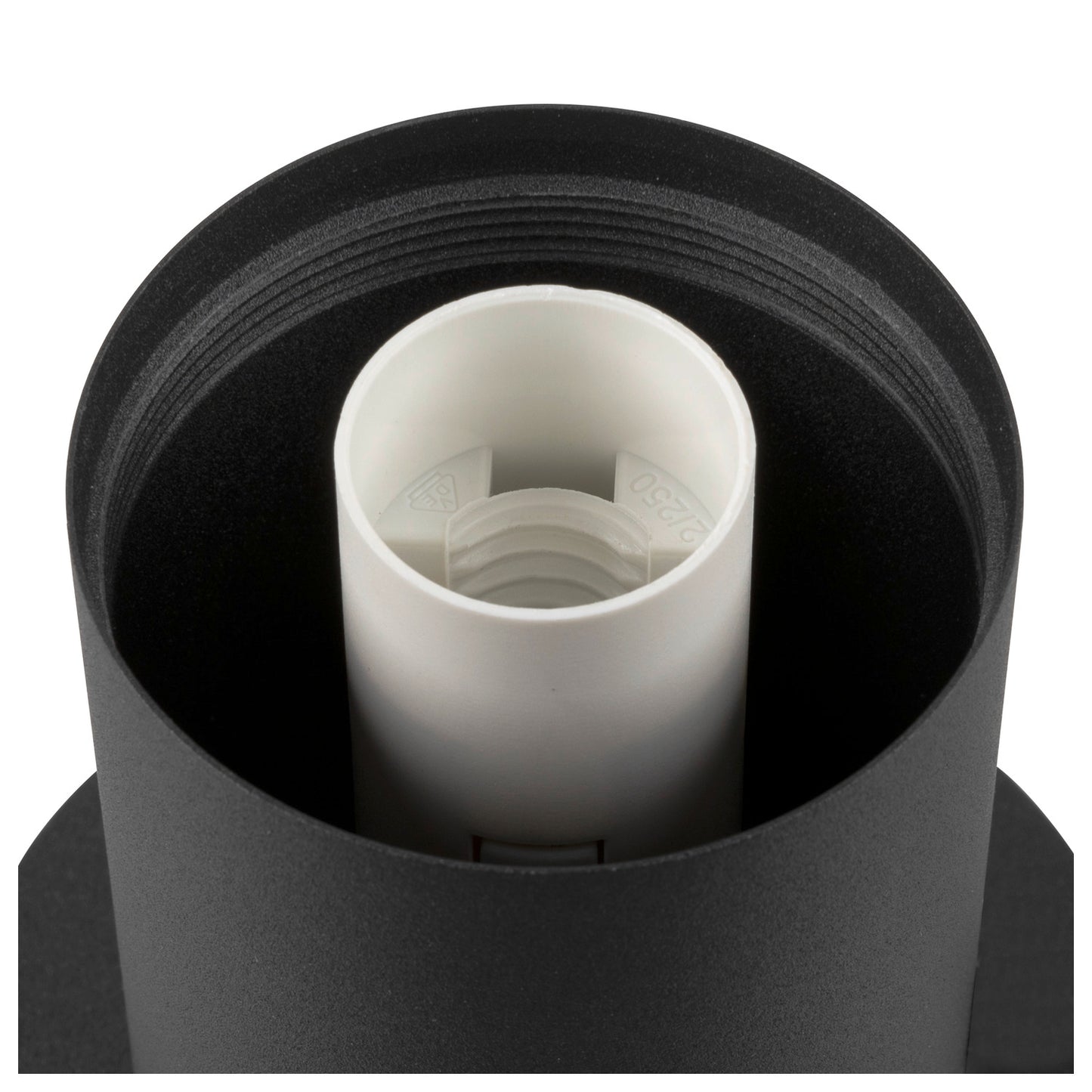 VARYT, Tischleuchte, rund, 1x max. 6 W, E14, schwarz