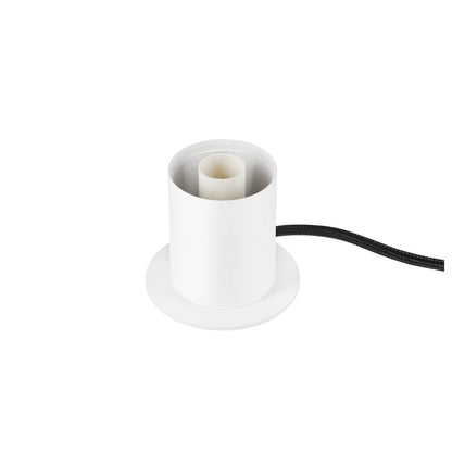 VARYT, Tischleuchte, rund, 1x max. 6 W, E14, weiß