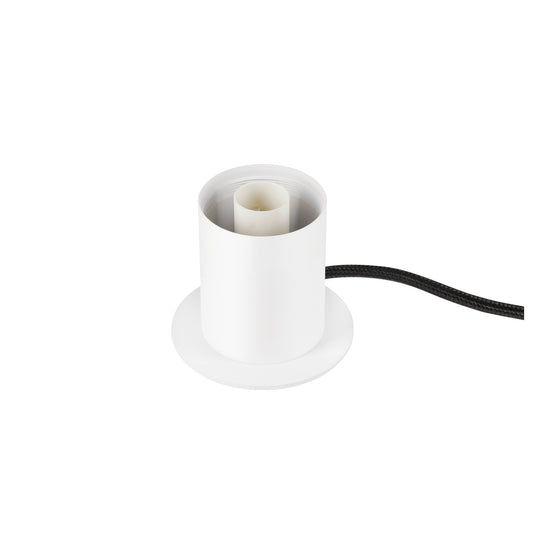 VARYT, Tischleuchte, rund, 1x max. 6 W, E14, weiß
