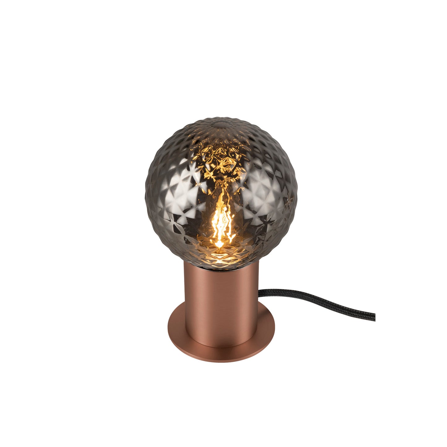 VARYT, Tischleuchte, rund, 1x max. 6 W, E14, kupfer