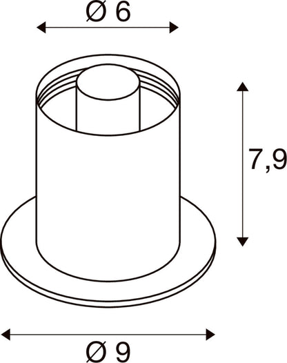 VARYT, Tischleuchte, rund, 1x max. 6 W, E14, kupfer