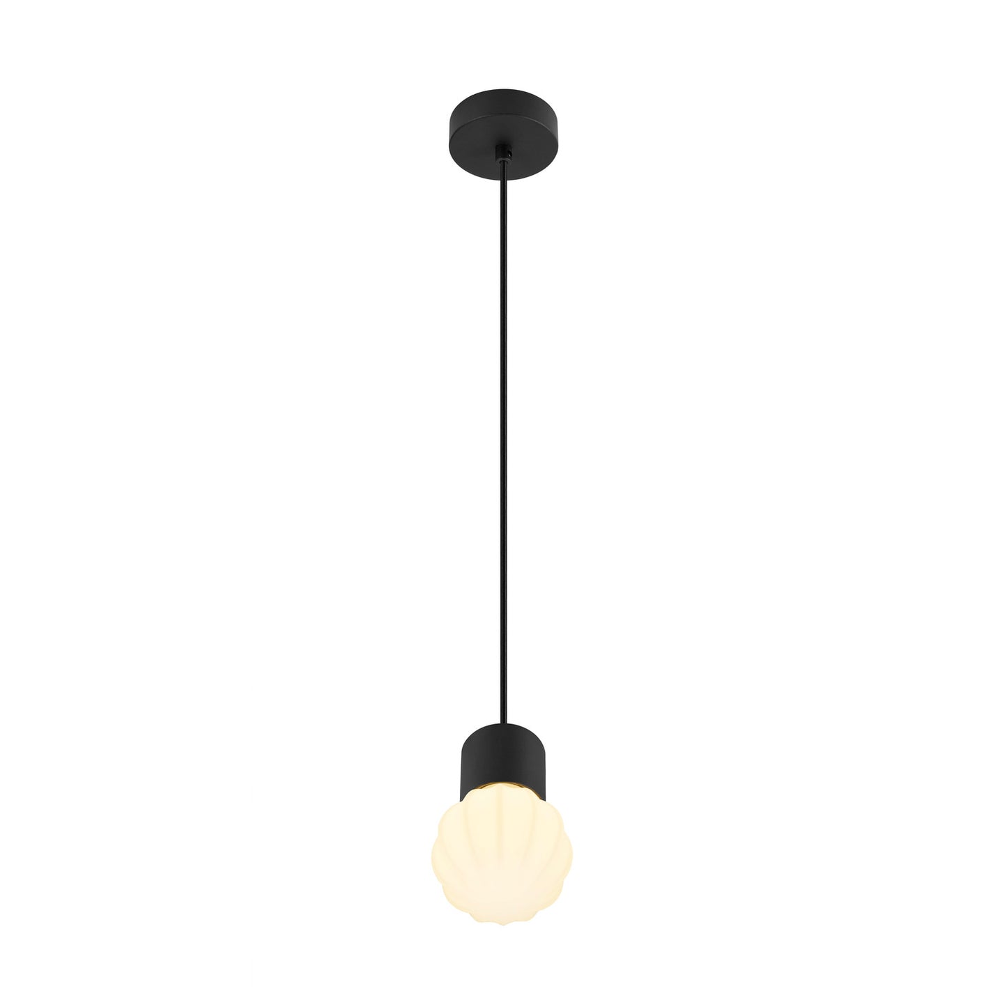 VARYT, Pendelleuchte, E14, Pendellänge 150 cm, 1x max. 6 W, schwarz