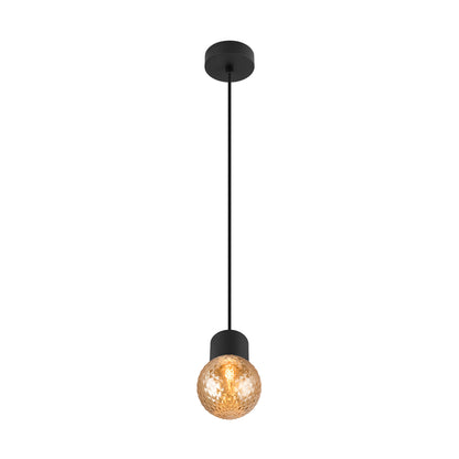 VARYT, Pendelleuchte, E14, Pendellänge 150 cm, 1x max. 6 W, schwarz
