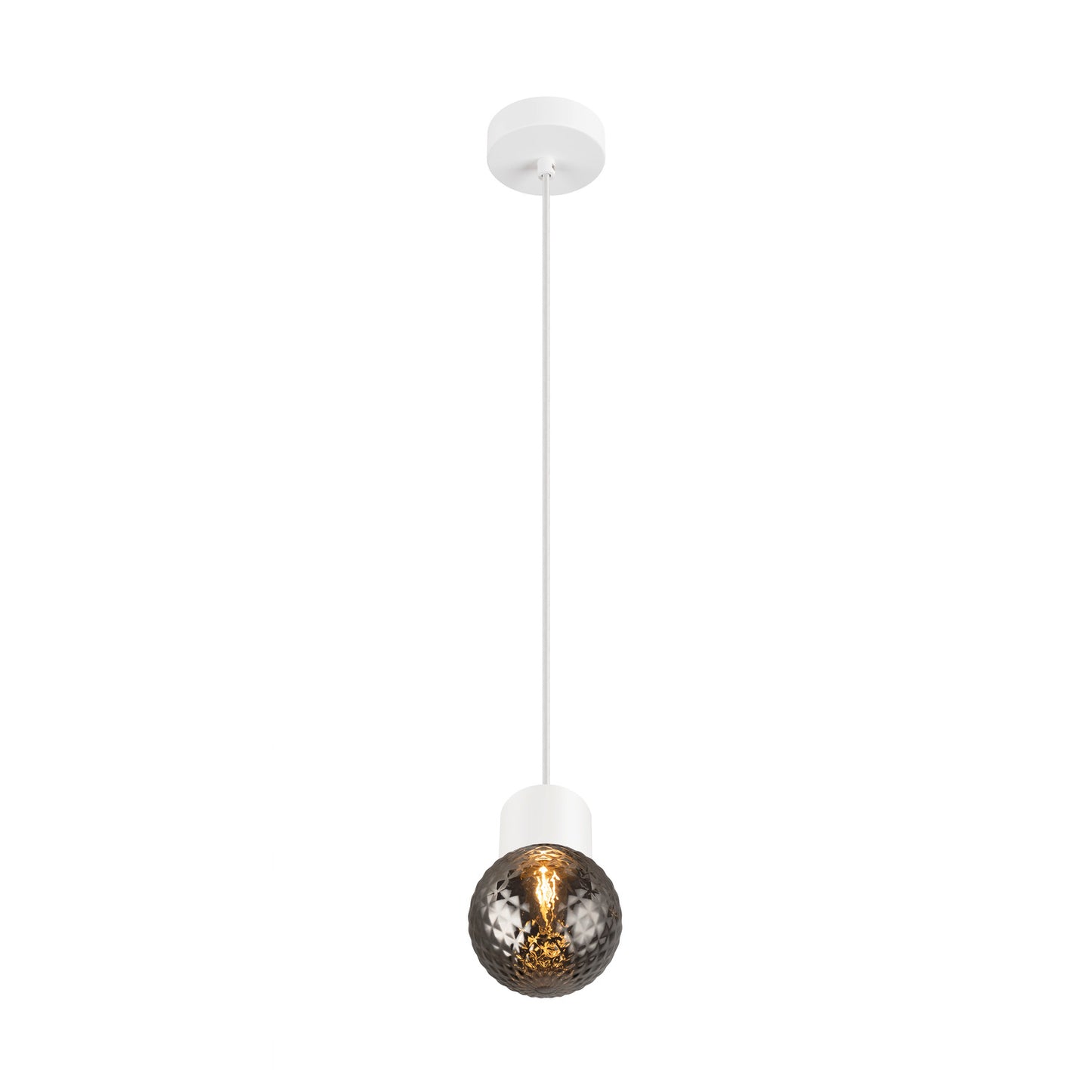 VARYT, Pendelleuchte, E14, Pendellänge 150 cm, 1x max. 6 W, weiß