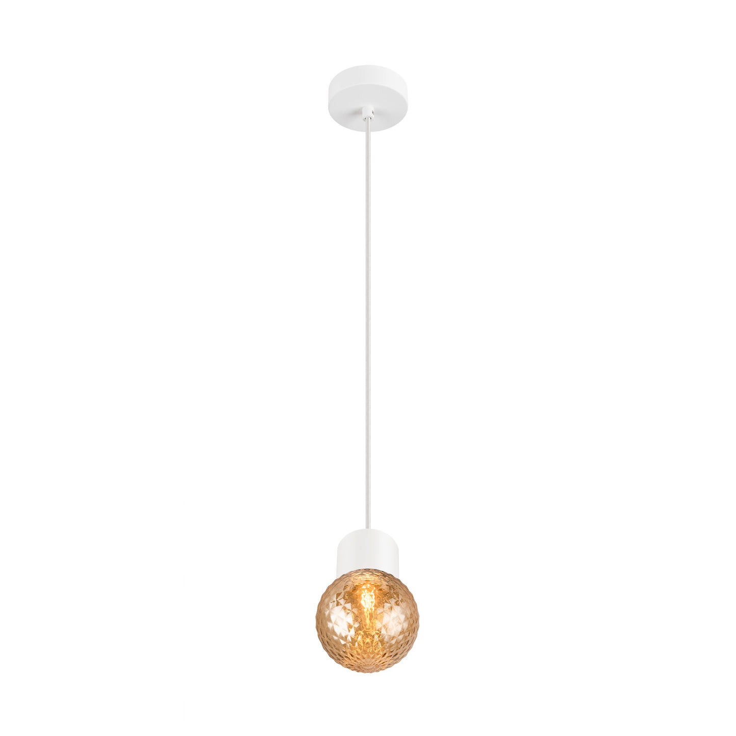 VARYT Glasschirm, Diamant amber