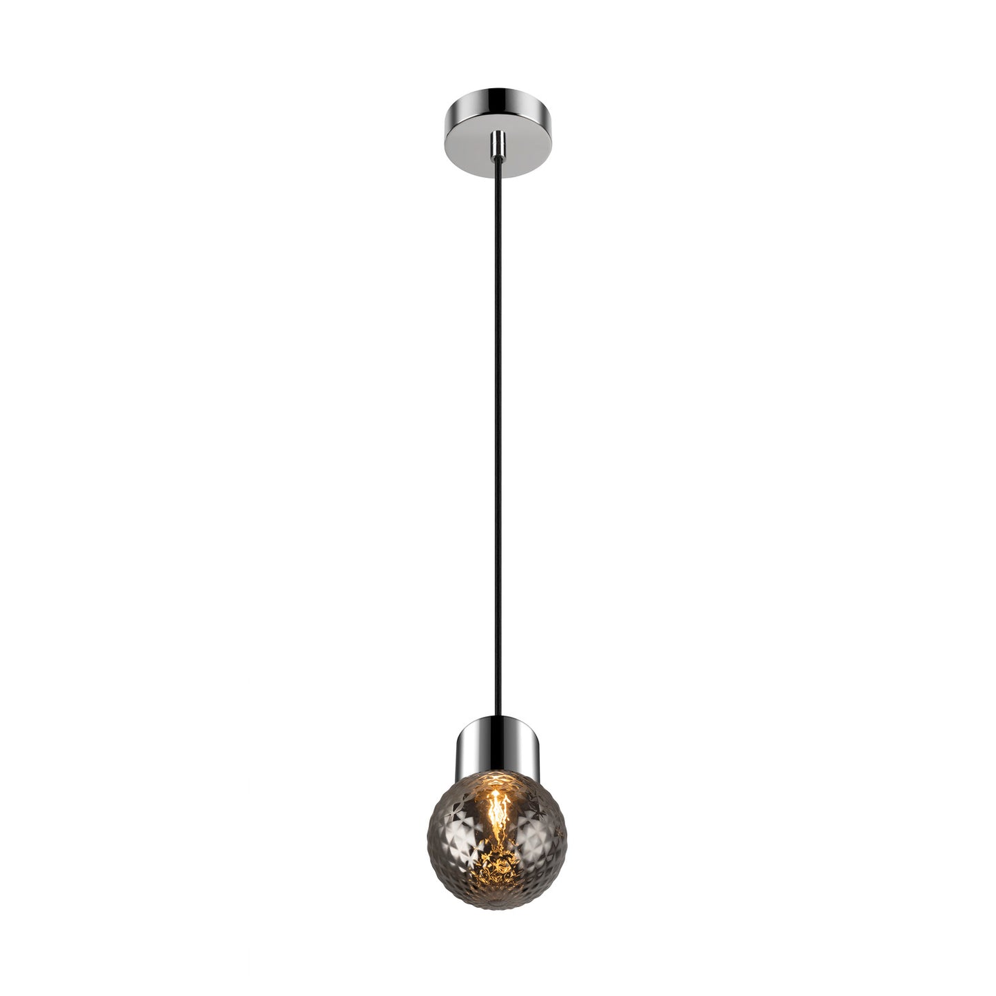 VARYT, Pendelleuchte, E14, Pendellänge 150 cm, 1x max. 6 W, chrom