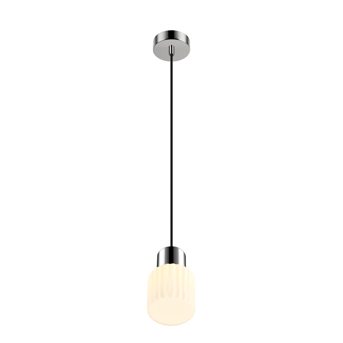 VARYT, Pendelleuchte, E14, Pendellänge 150 cm, 1x max. 6 W, chrom
