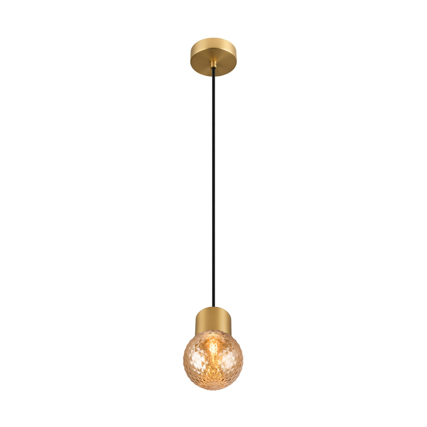 VARYT Glasschirm, Diamant amber
