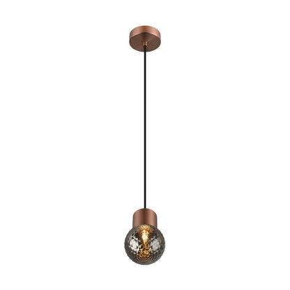 VARYT, Pendelleuchte, E14, Pendellänge 150 cm, 1x max. 6 W, kupfer