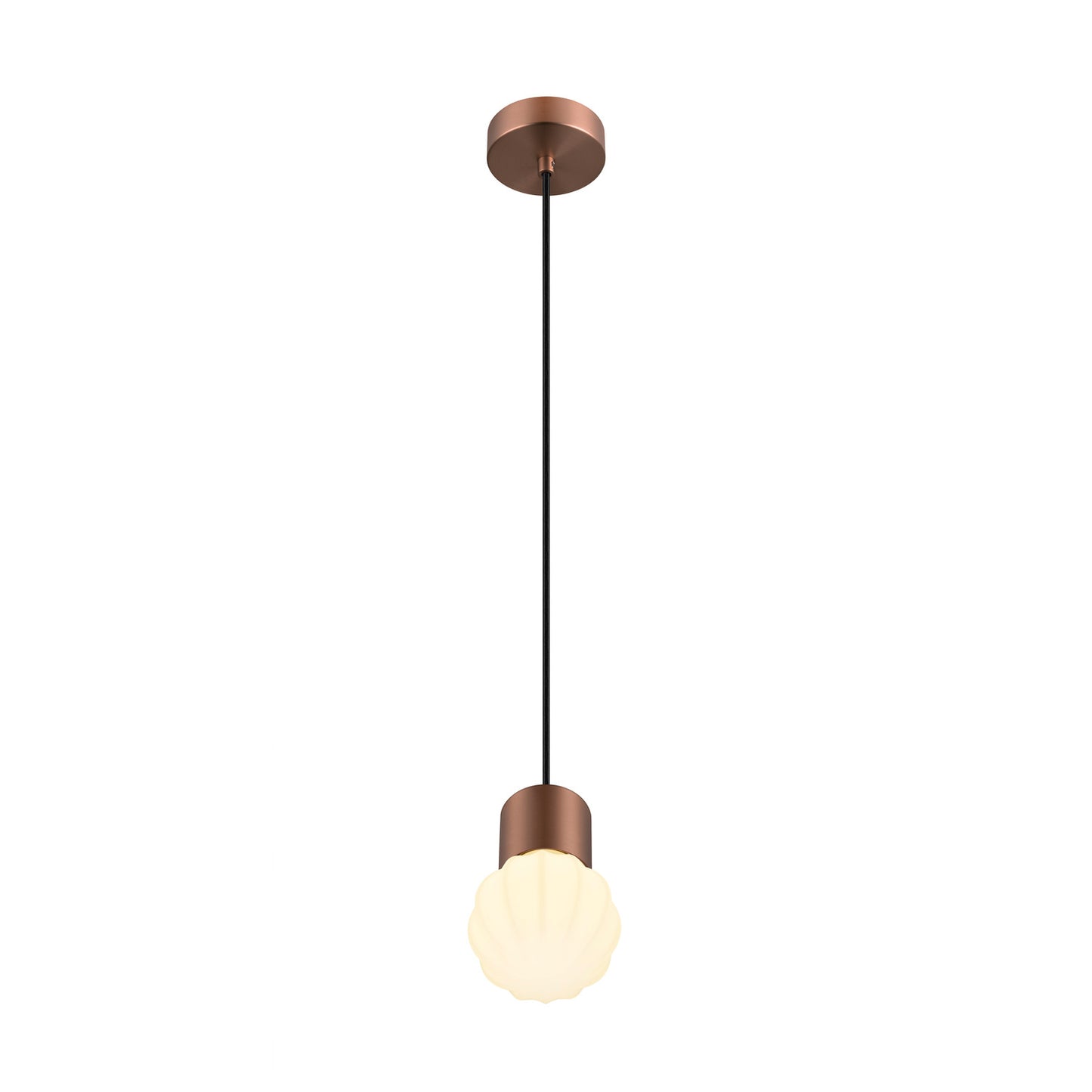 VARYT, Pendelleuchte, E14, Pendellänge 150 cm, 1x max. 6 W, kupfer