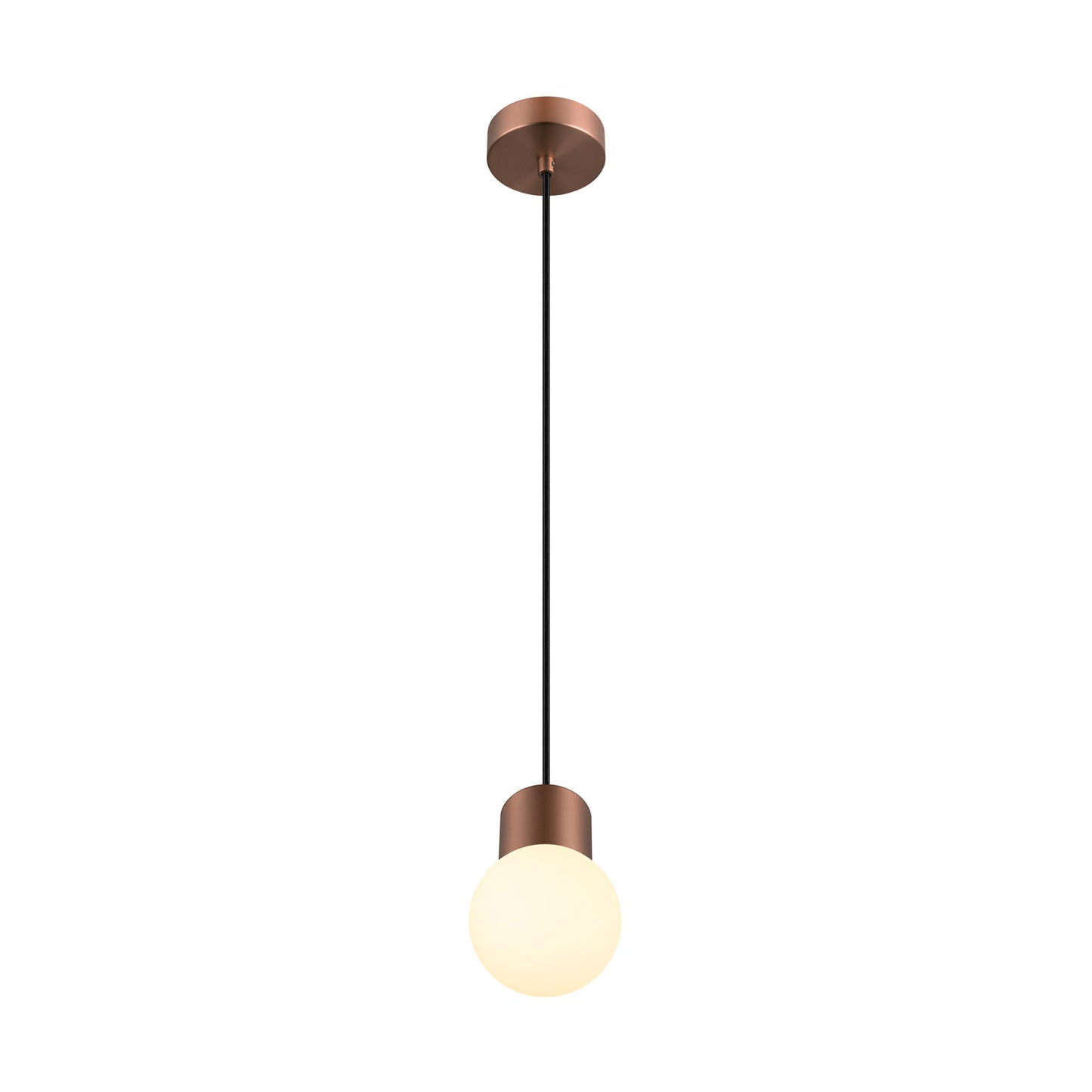 VARYT, Pendelleuchte, E14, Pendellänge 150 cm, 1x max. 6 W, kupfer