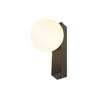 SUN, Wandaufbauleuchte, eckig, 1x max. 40 W, LED-Leuchtmittel, G9, PHASE, schwarz