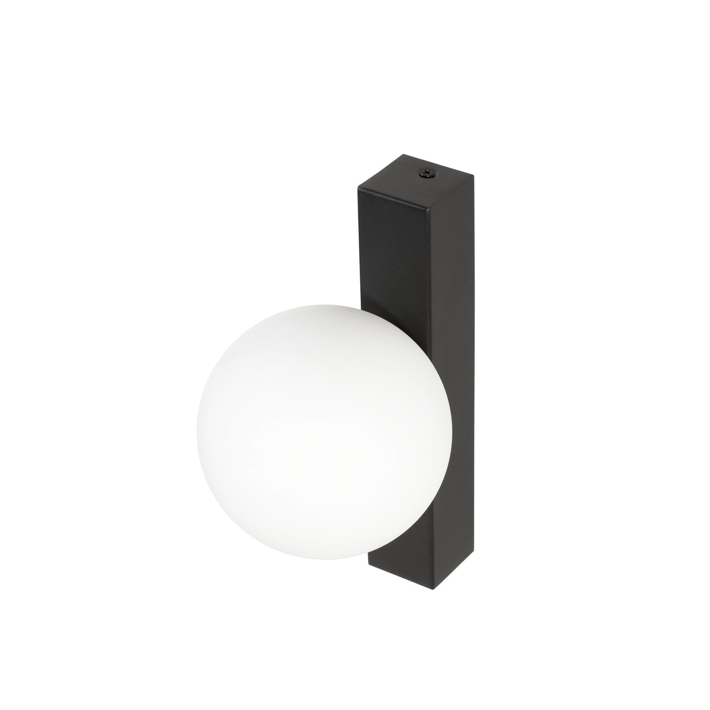 SUN, Wandaufbauleuchte, eckig, 1x max. 40 W, LED-Leuchtmittel, G9, PHASE, schwarz