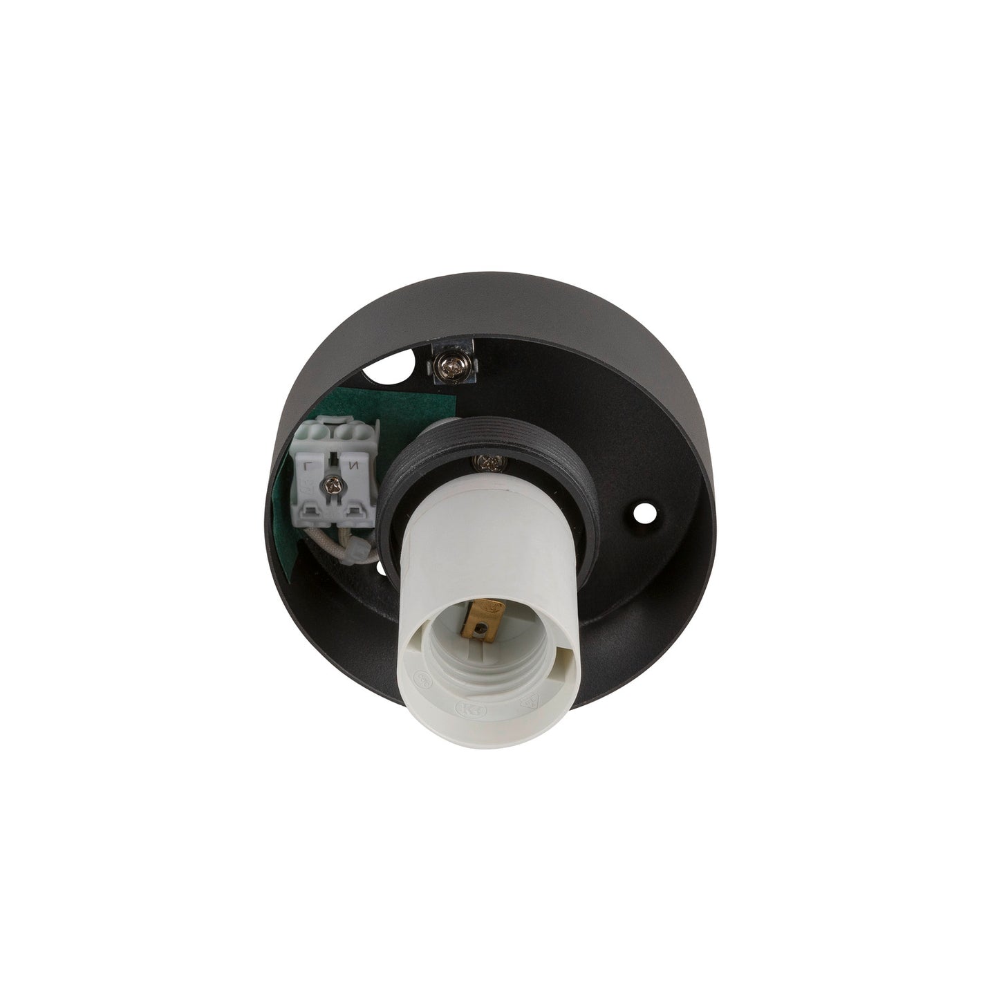 SUN 20, Deckenaufbauleuchte, rund, 1x max. 60 W, E27, schwarz
