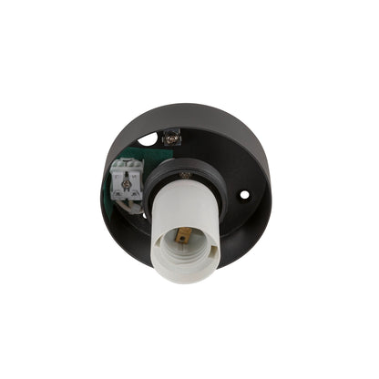 SUN 20, Deckenaufbauleuchte, rund, 1x max. 60 W, E27, schwarz