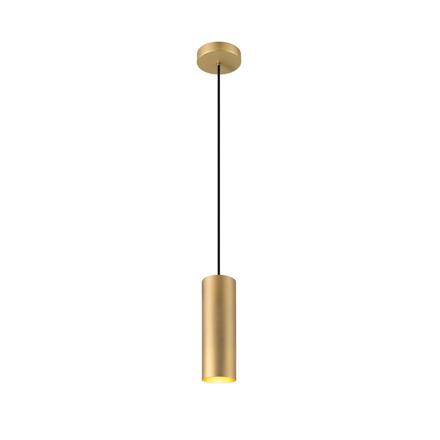 ENOLA®, Pendelleuchte, Pendellänge 150 cm, E27, 1x max. 50 W, matt gold