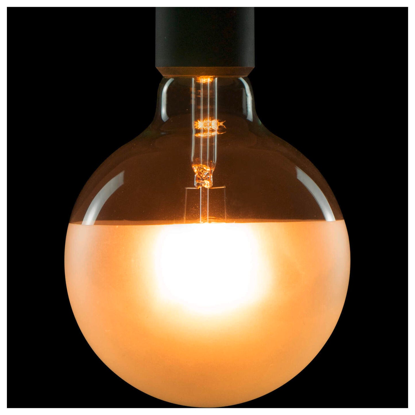 LED Globe 125 Half Moon, LED-Leuchtmittel, E27, PHASE, 7 W, 2700 K