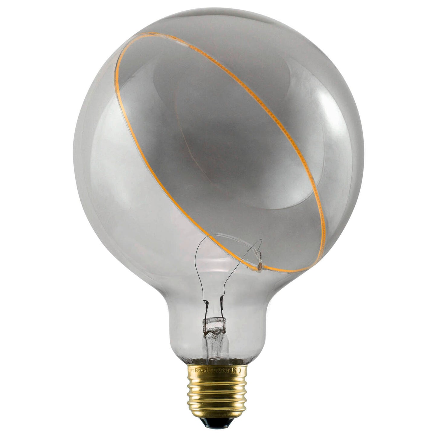 LED Illusion Globe 125 slanting top, LED-Leuchtmittel, smokey, E27, PHASE, 5 W, 2200 K