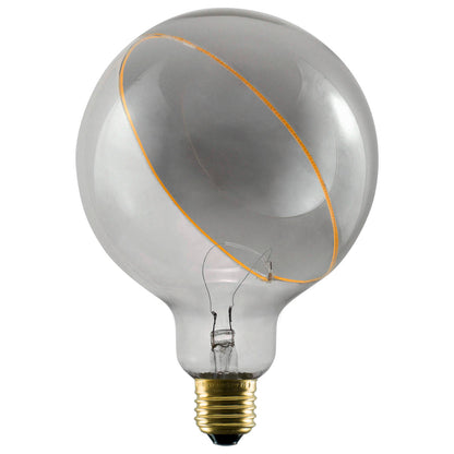 LED Illusion Globe 125 slanting top, LED-Leuchtmittel, smokey, E27, PHASE, 5 W, 2200 K