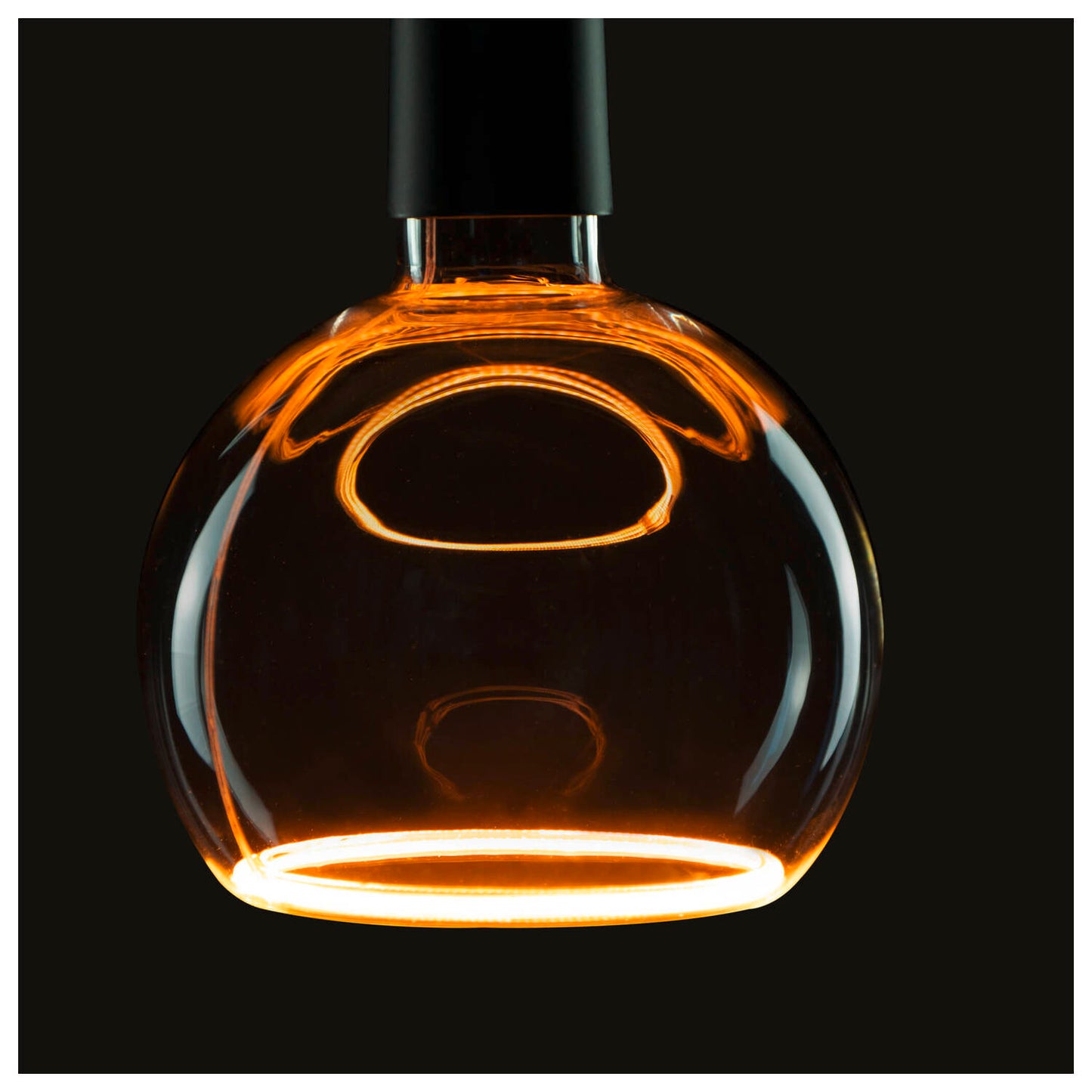 LED Floating Globe 150, LED-Leuchtmittel, smokey black, E27, PHASE, 6 W, 1900 K