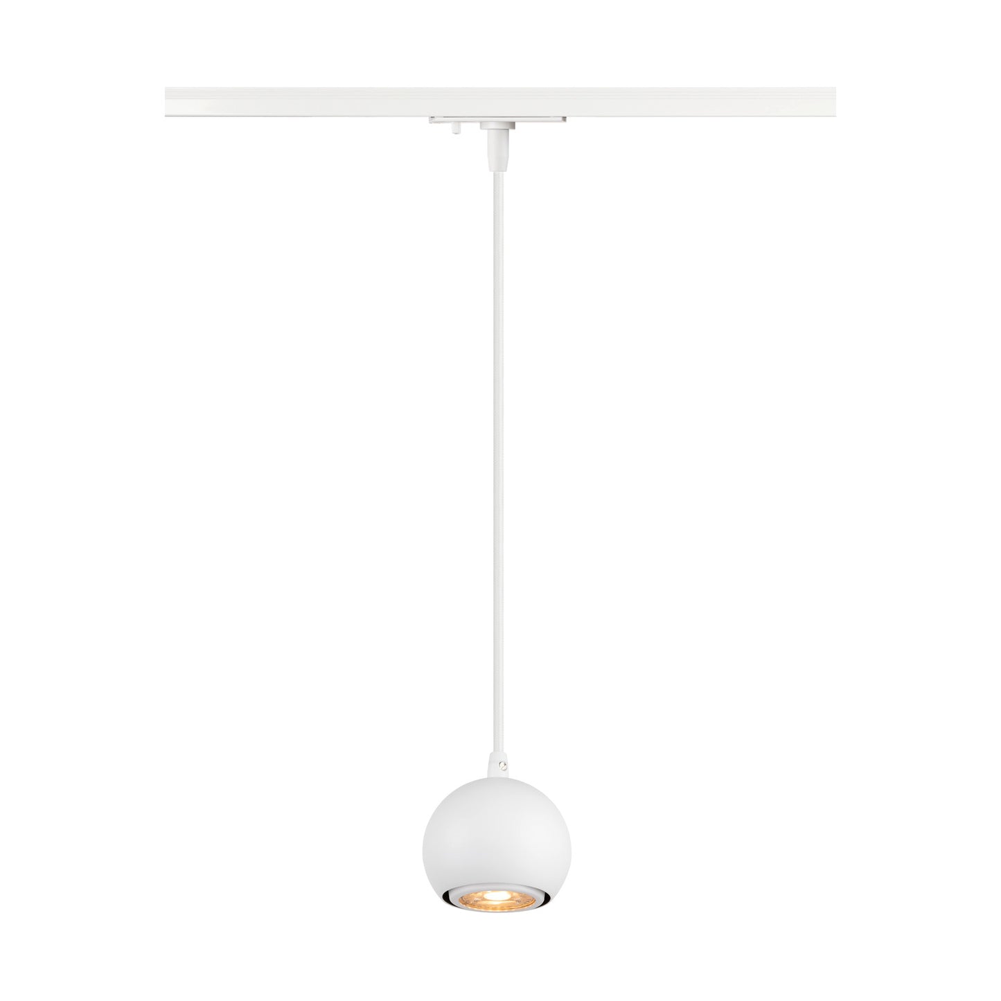 LIGHT EYE® 90, 1~ Pendelleuchte, GU10, Pendellänge 150 cm, 1x max. 6 W, matt weiß