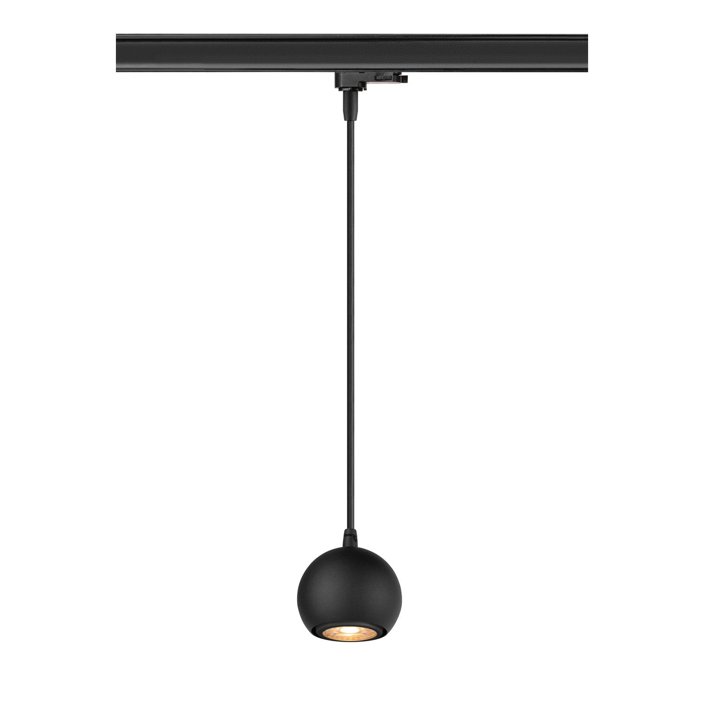 LIGHT EYE® 90, 3~ Pendelleuchte, GU10, Pendellänge 150 cm, 1x max. 6 W, matt schwarz