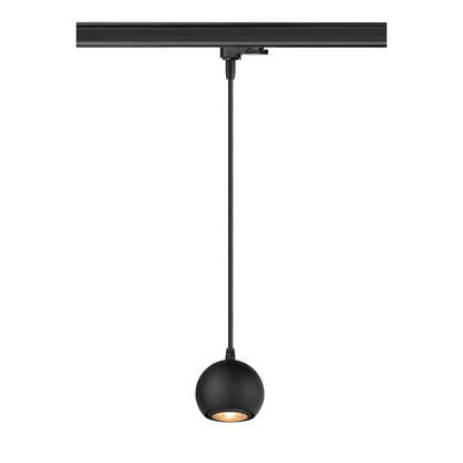 LIGHT EYE® 90, 3~ Pendelleuchte, GU10, Pendellänge 150 cm, 1x max. 6 W, matt schwarz