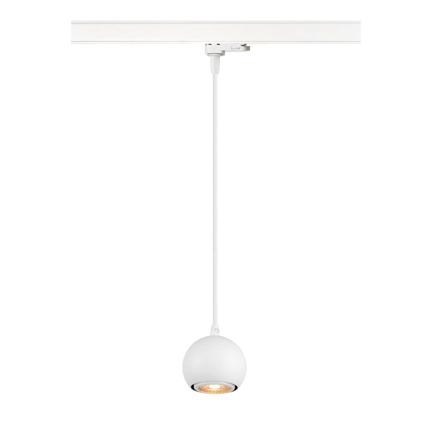 LIGHT EYE® 90, 3~ Pendelleuchte, GU10, Pendellänge 150 cm, 1x max. 6 W, matt weiß