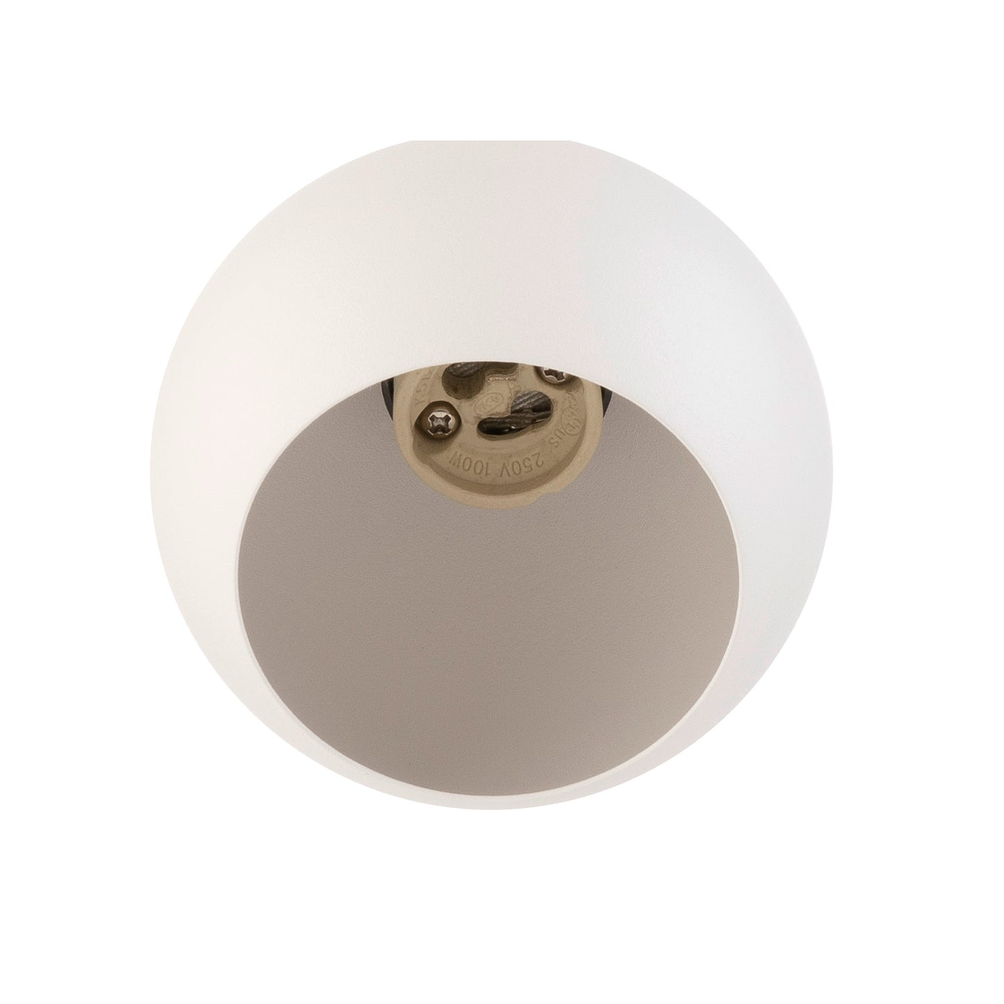 LIGHT EYE® 90, 3~ Pendelleuchte, GU10, Pendellänge 150 cm, 1x max. 6 W, matt weiß