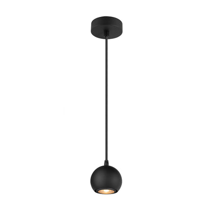 LIGHT EYE® 90, Pendelleuchte, GU10, Pendellänge 150 cm, 1x max. 6 W, matt schwarz