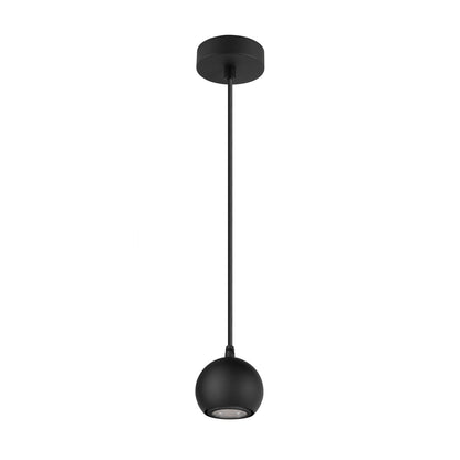 LIGHT EYE® 90, Pendelleuchte, GU10, Pendellänge 150 cm, 1x max. 6 W, matt schwarz