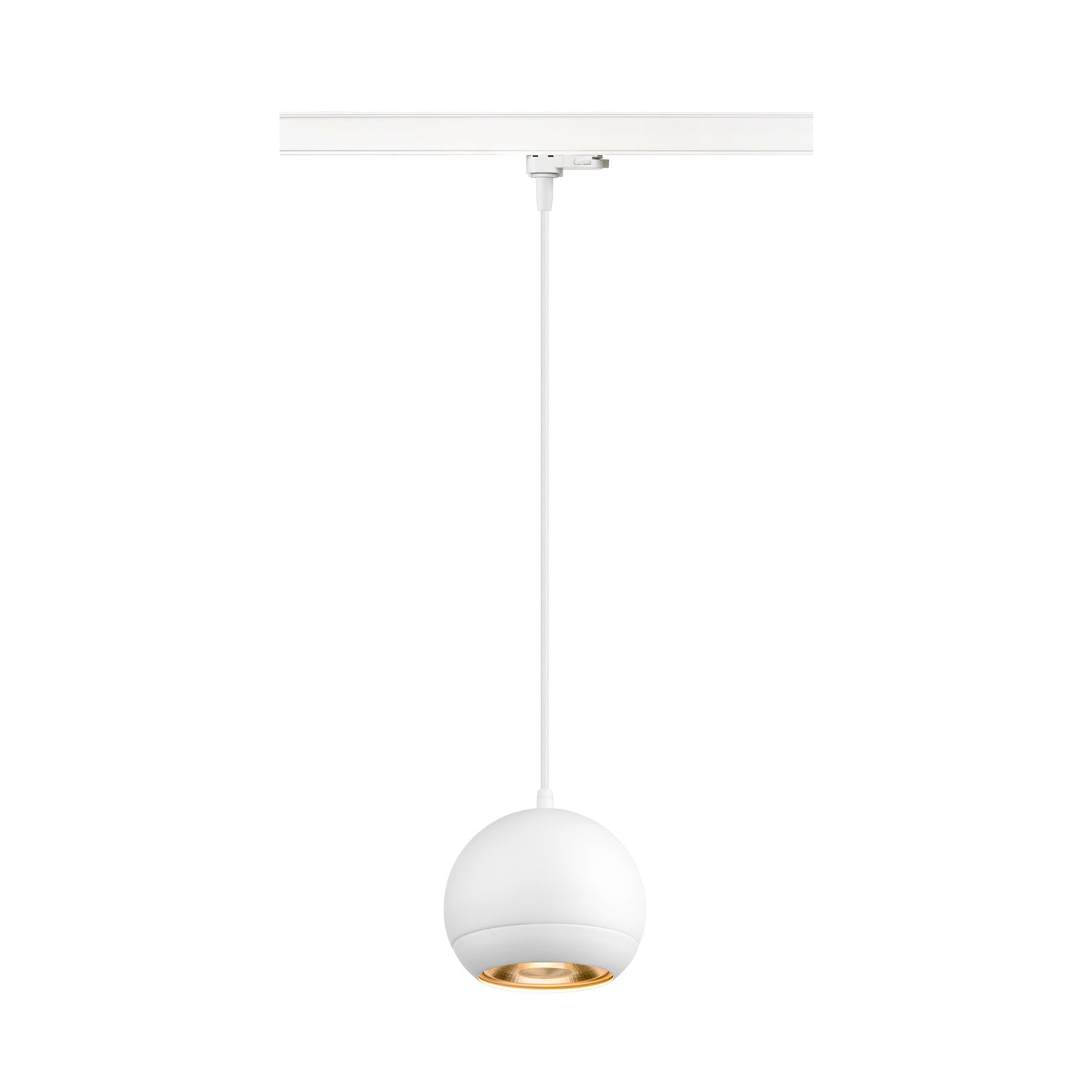 LIGHT EYE® 150, 3~ Pendelleuchte, GU10, Pendellänge 150 cm, 1x max. 13 W, matt weiß