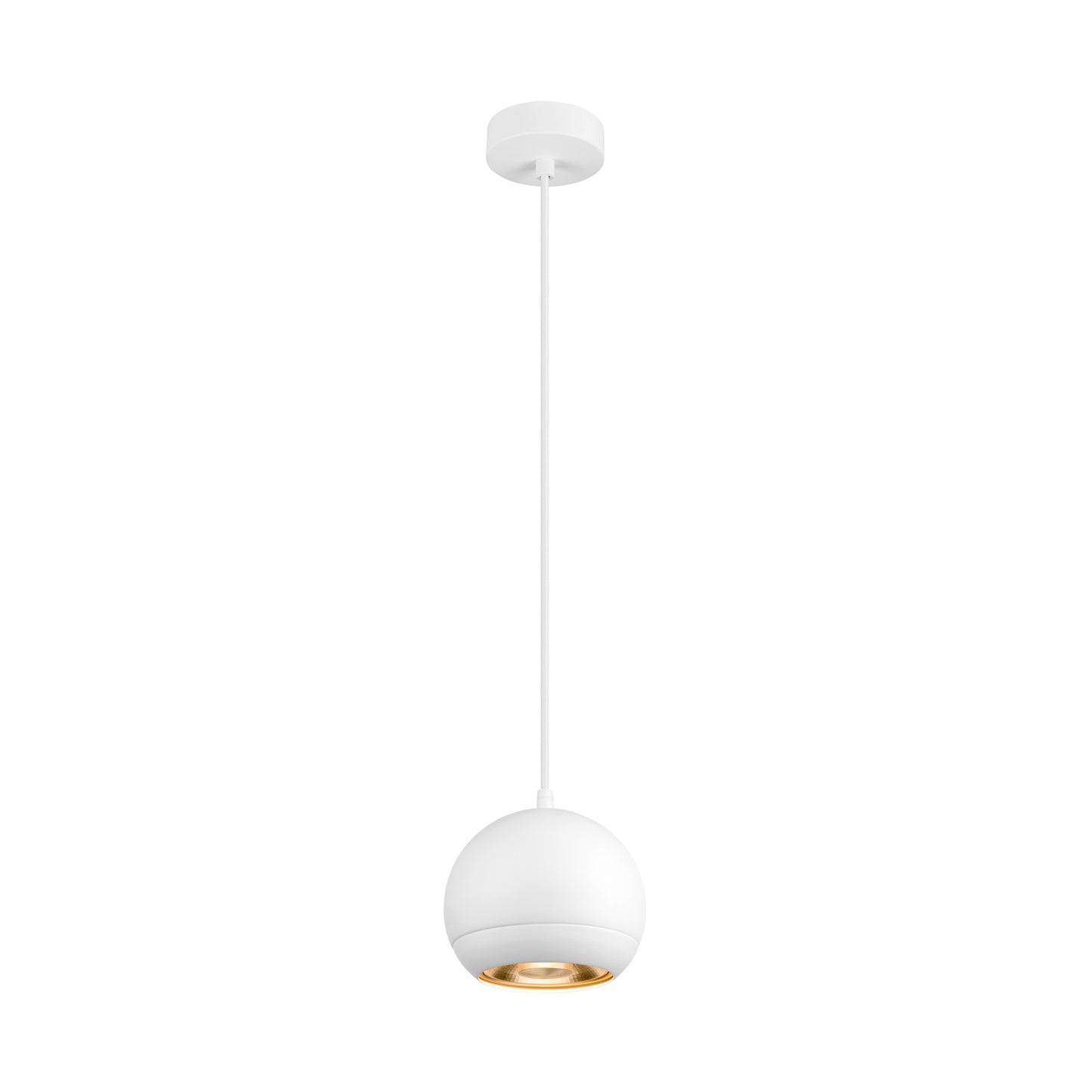 LIGHT EYE® 150, Pendelleuchte, GU10, Pendellänge 150 cm, 1x max. 13 W, matt weiß