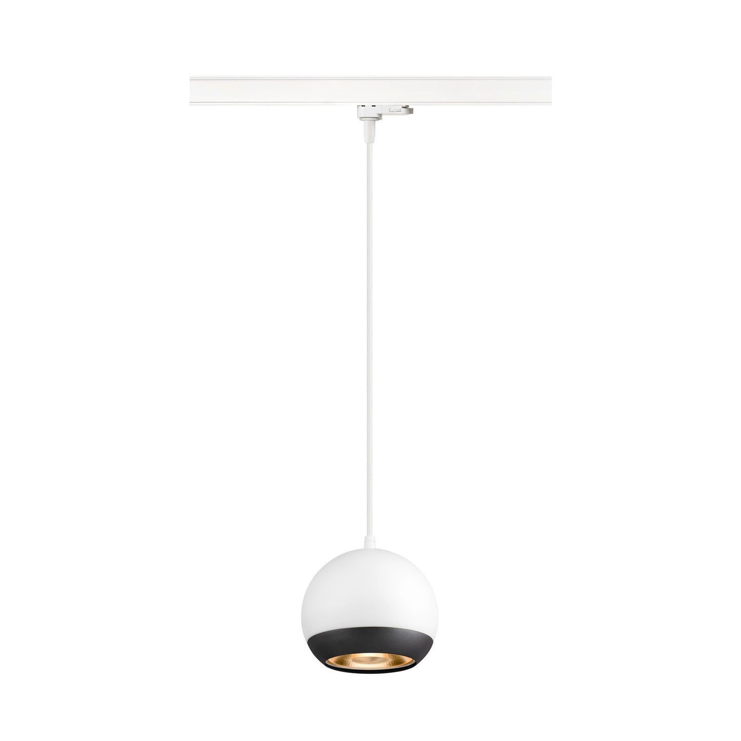 LIGHT EYE® 150, 3~ Pendelleuchte, GU10, Pendellänge 150 cm, 1x max. 13 W, matt weiß