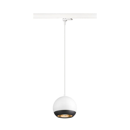 LIGHT EYE® 150, 3~ Pendelleuchte, GU10, Pendellänge 150 cm, 1x max. 13 W, matt weiß